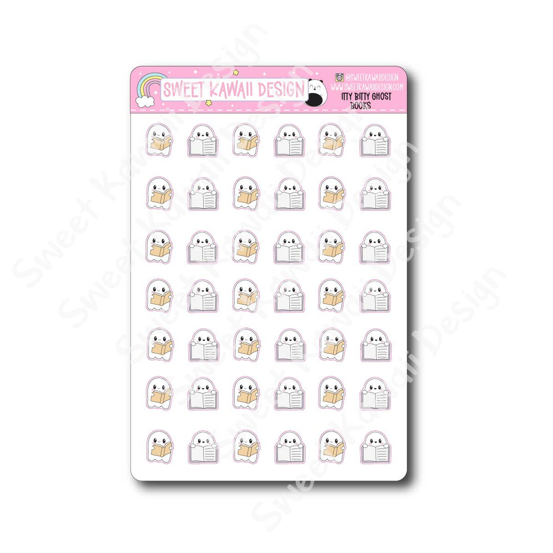Kawaii Ghost Stickers - Books