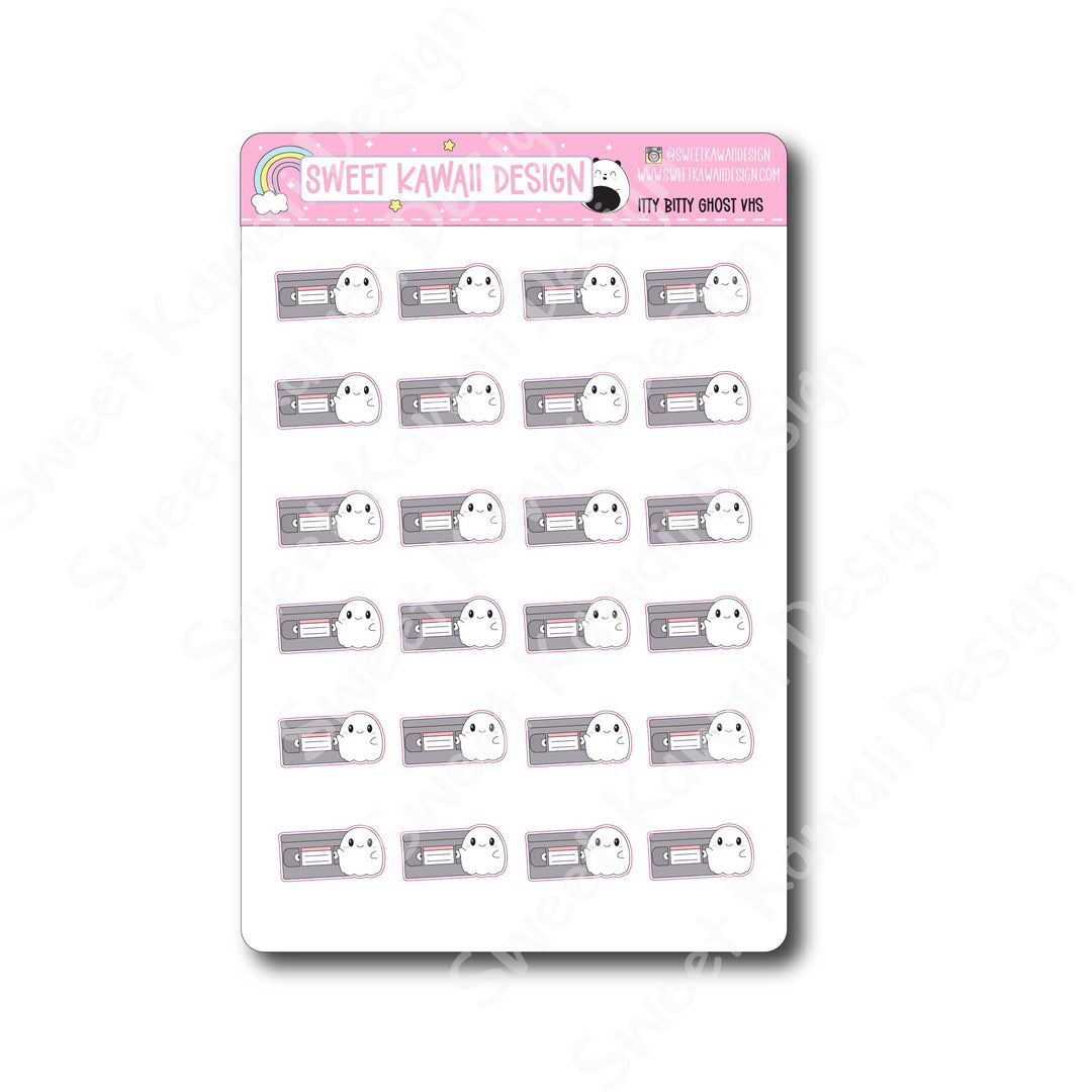 Kawaii Ghost Stickers - VHS