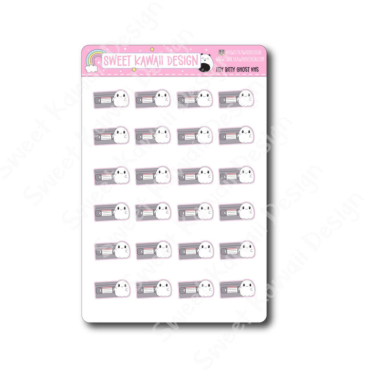 Kawaii Ghost Stickers - VHS