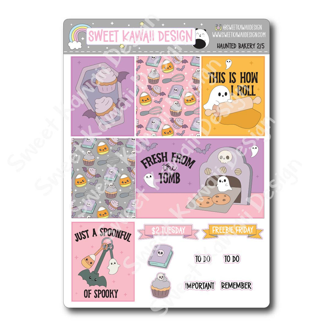 Weekly Kit - Haunted Bakery - SIZE OPTIONS AVAILABLE