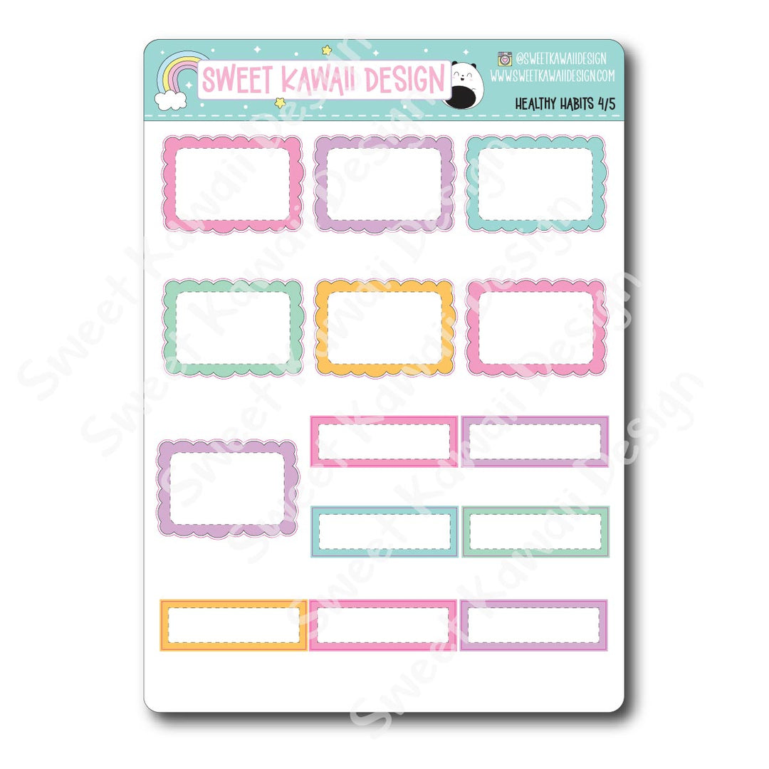 Weekly Kit - Healthy Habits - SIZE OPTIONS AVAILABLE