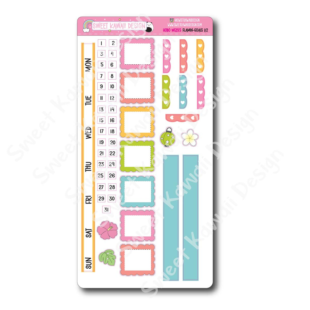 Weekly Kit - Flamingoals - SIZE OPTIONS AVAILABLE