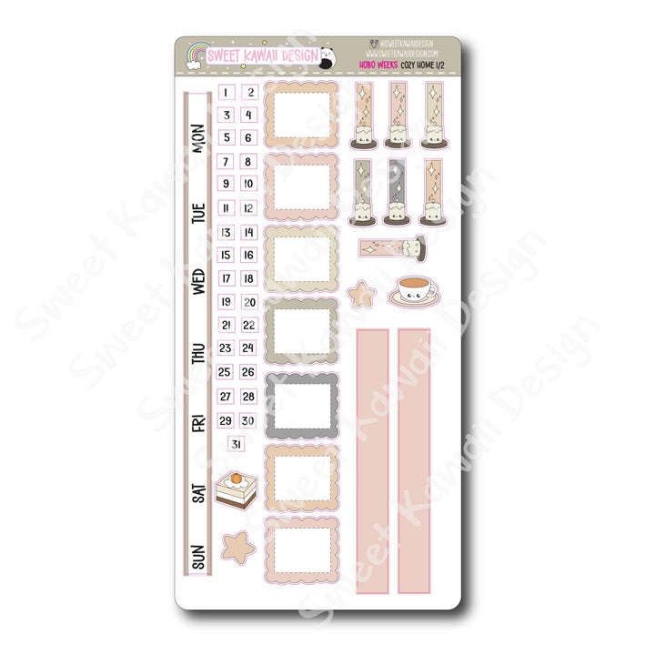 Weekly Kit - Cozy Home - SIZE OPTIONS AVAILABLE