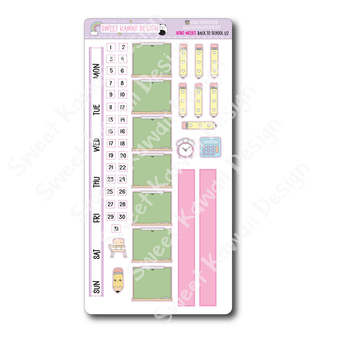 Weekly Kit - Back to School - SIZE OPTIONS AVAILABLE