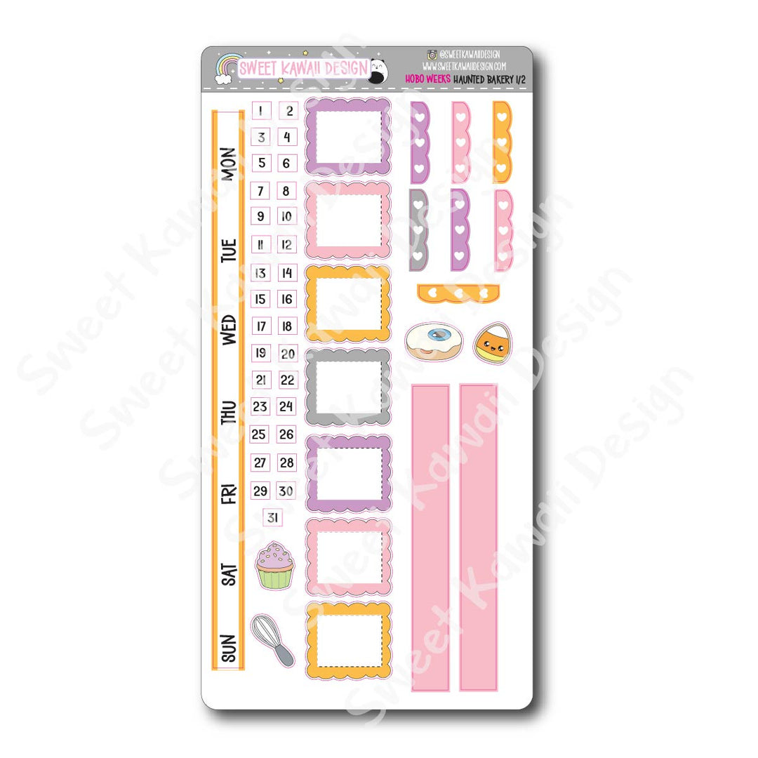 Weekly Kit - Haunted Bakery - SIZE OPTIONS AVAILABLE