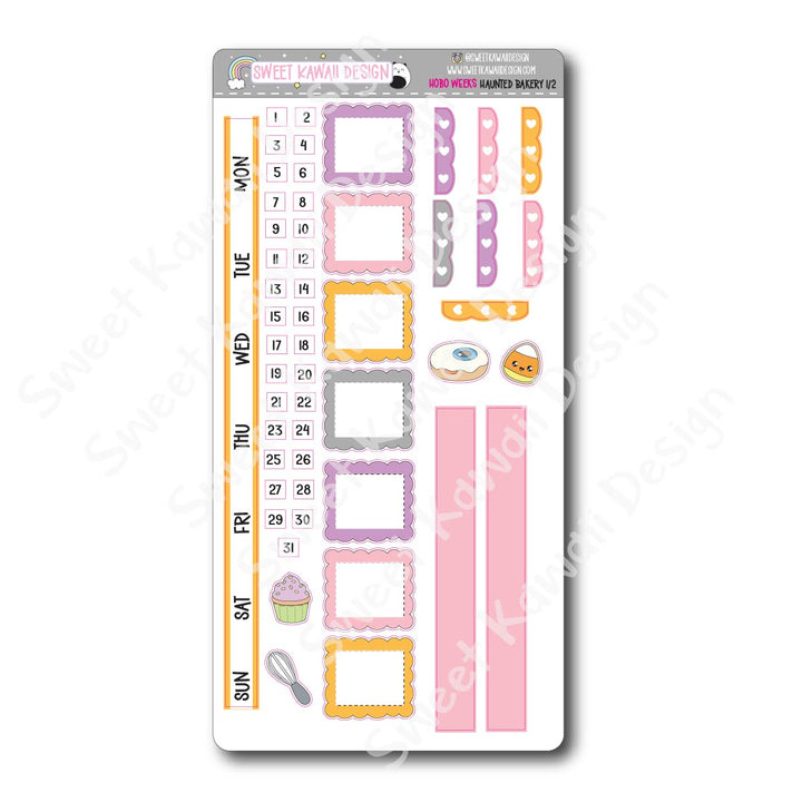 Weekly Kit - Haunted Bakery - SIZE OPTIONS AVAILABLE