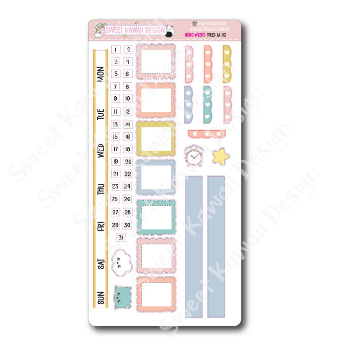 Weekly Kit - Tired AF - SIZE OPTIONS AVAILABLE