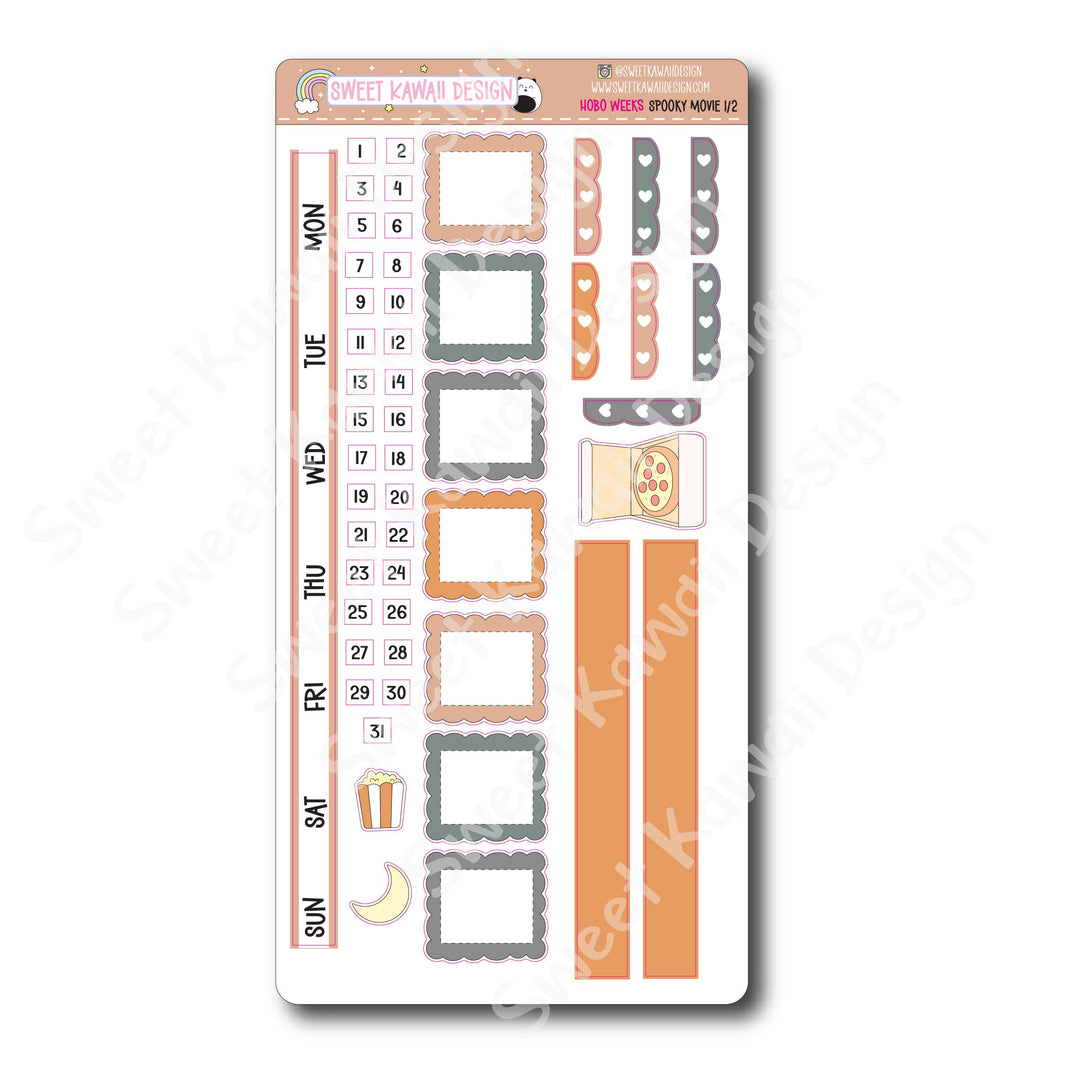 Weekly Kit - Spooky Movie - SIZE OPTIONS AVAILABLE