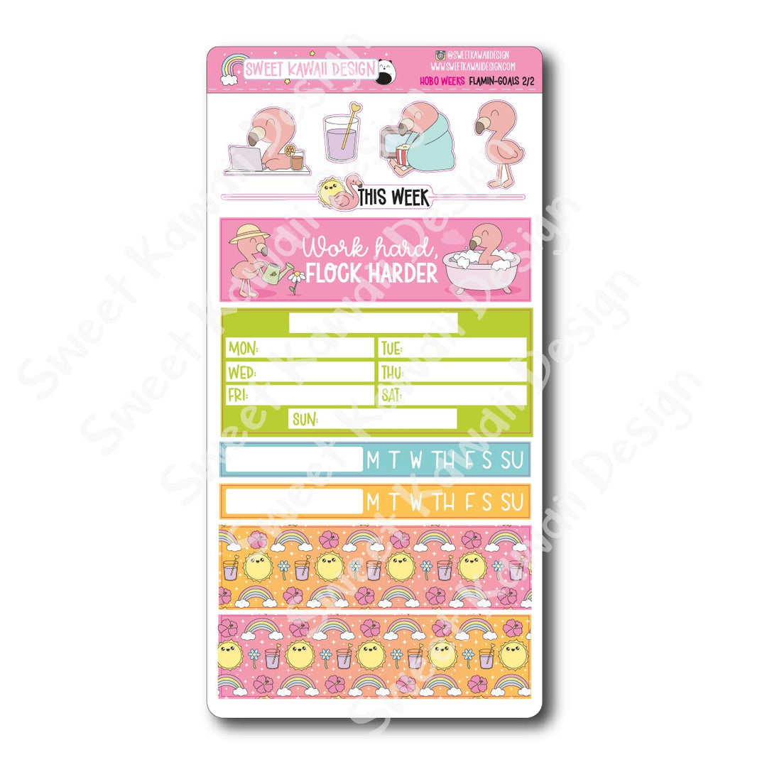 Weekly Kit - Flamingoals - SIZE OPTIONS AVAILABLE