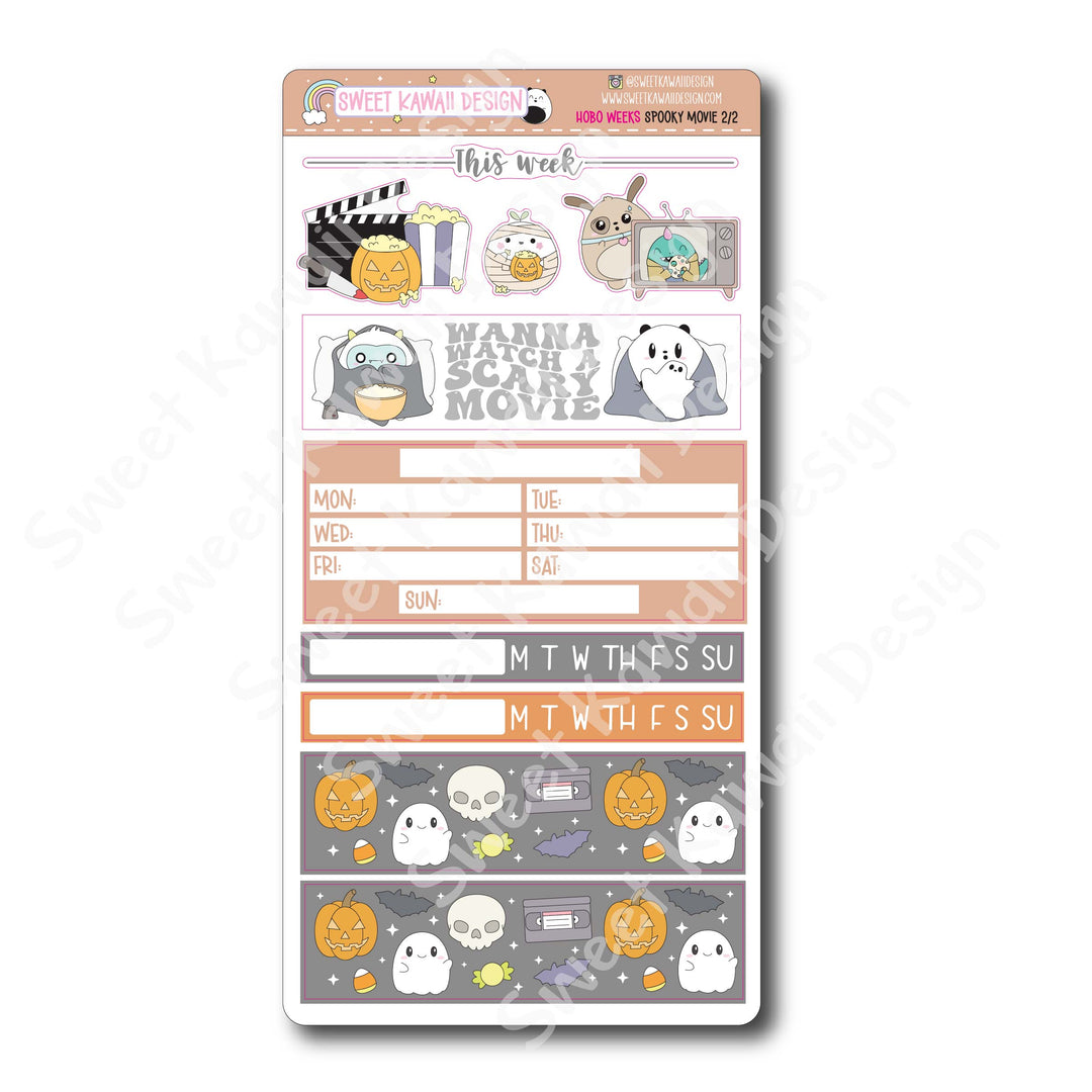 Weekly Kit - Spooky Movie - SIZE OPTIONS AVAILABLE