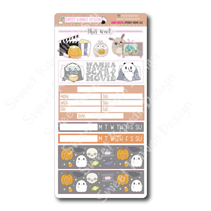 Weekly Kit - Spooky Movie - SIZE OPTIONS AVAILABLE