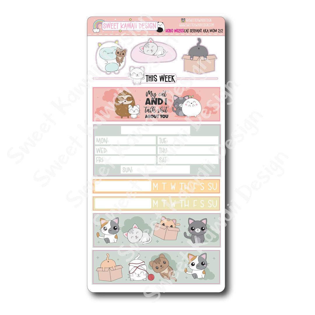 Weekly Kit - Cat Servant - SIZE OPTIONS AVAILABLE