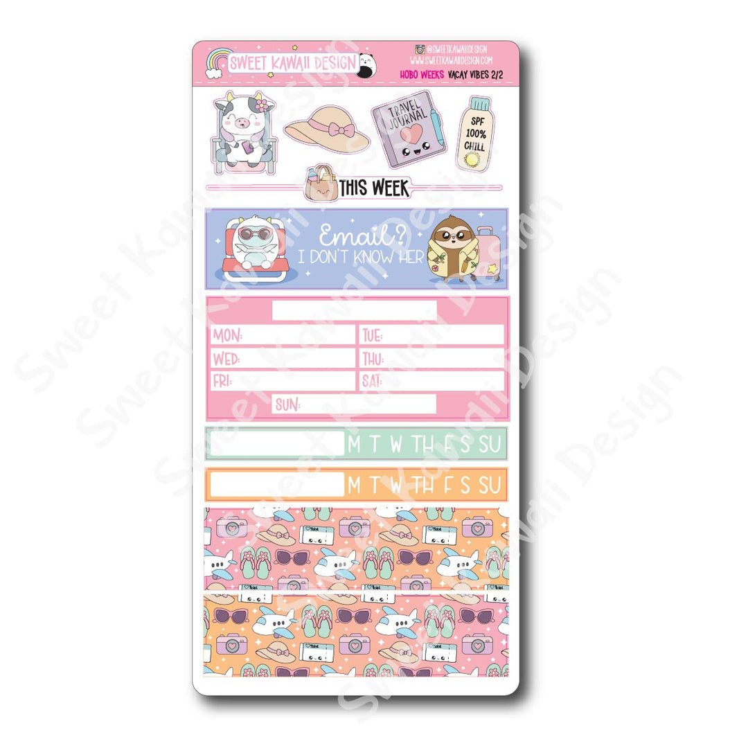 Weekly Kit - Vacay Vibes - SIZE OPTIONS AVAILABLE