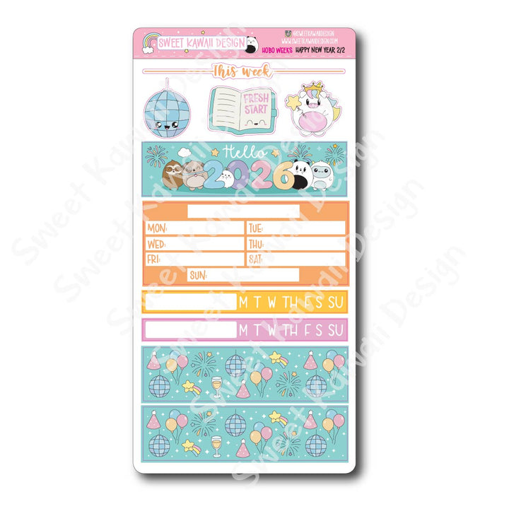 Weekly Kit - Happy New Year - SIZE OPTIONS AVAILABLE