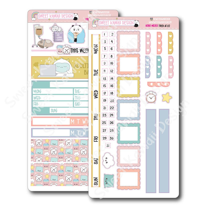 Weekly Kit - Tired AF - SIZE OPTIONS AVAILABLE