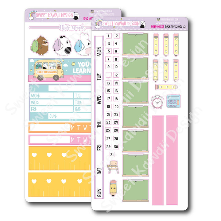 Weekly Kit - Back to School - SIZE OPTIONS AVAILABLE