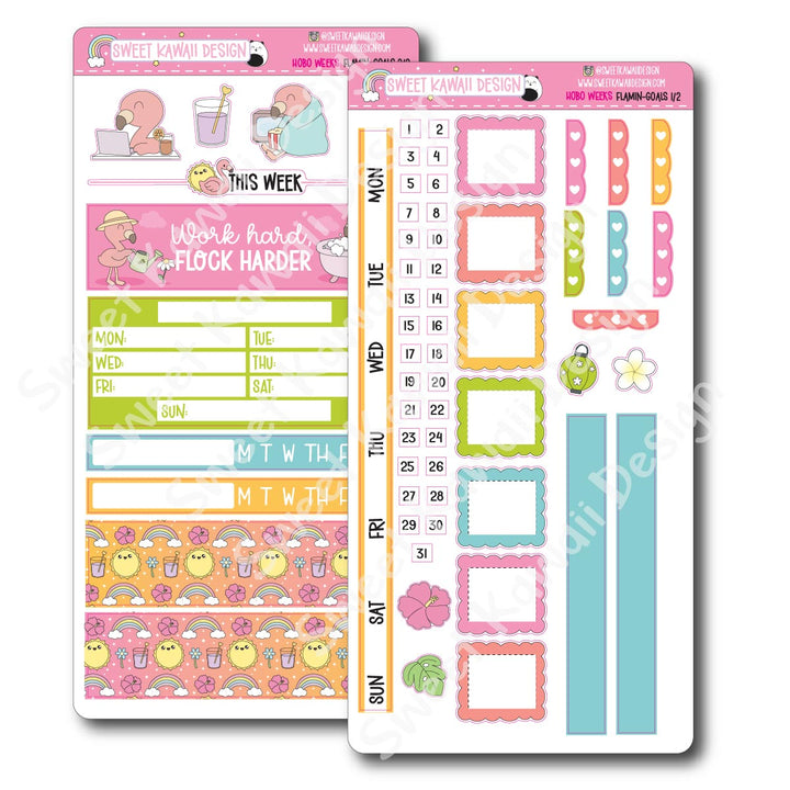 Weekly Kit - Flamingoals - SIZE OPTIONS AVAILABLE