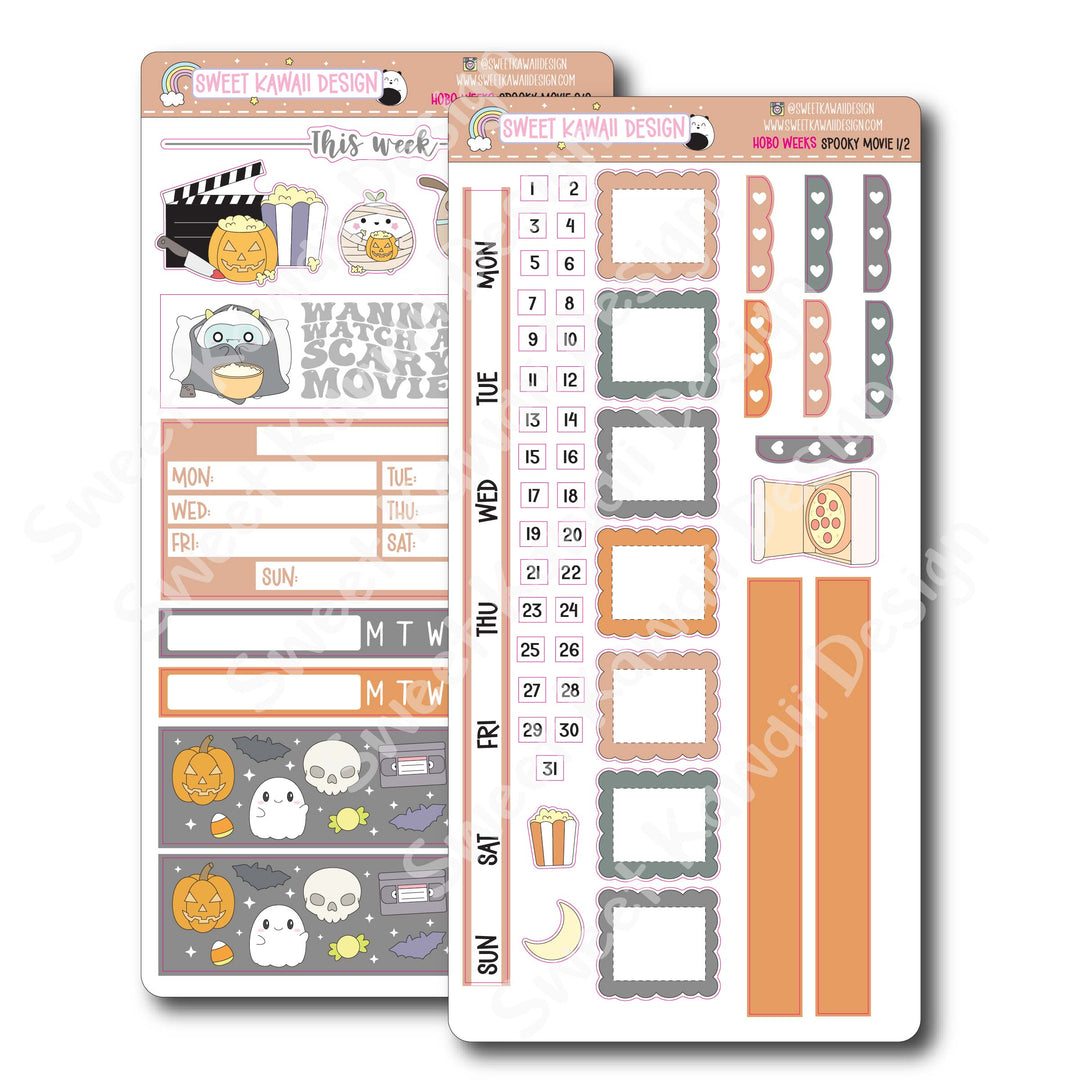 Weekly Kit - Spooky Movie - SIZE OPTIONS AVAILABLE