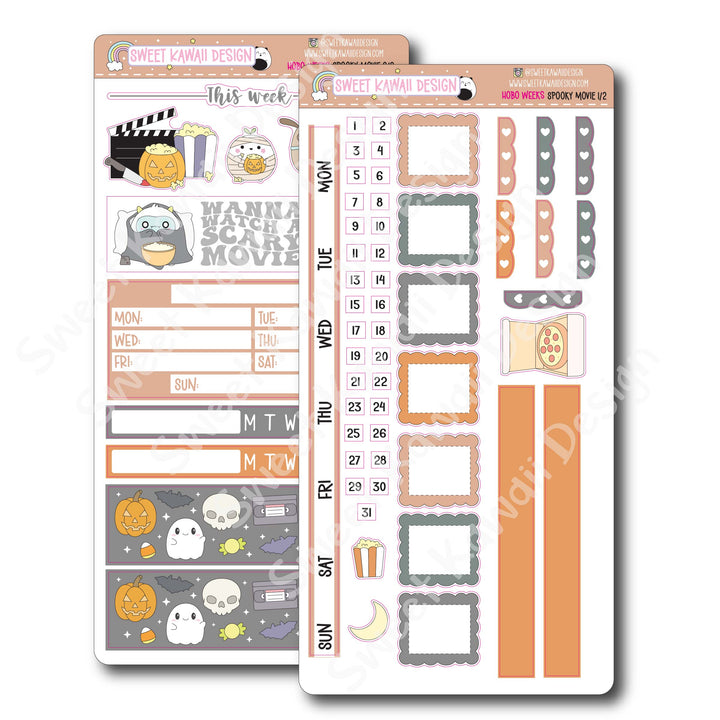 Weekly Kit - Spooky Movie - SIZE OPTIONS AVAILABLE