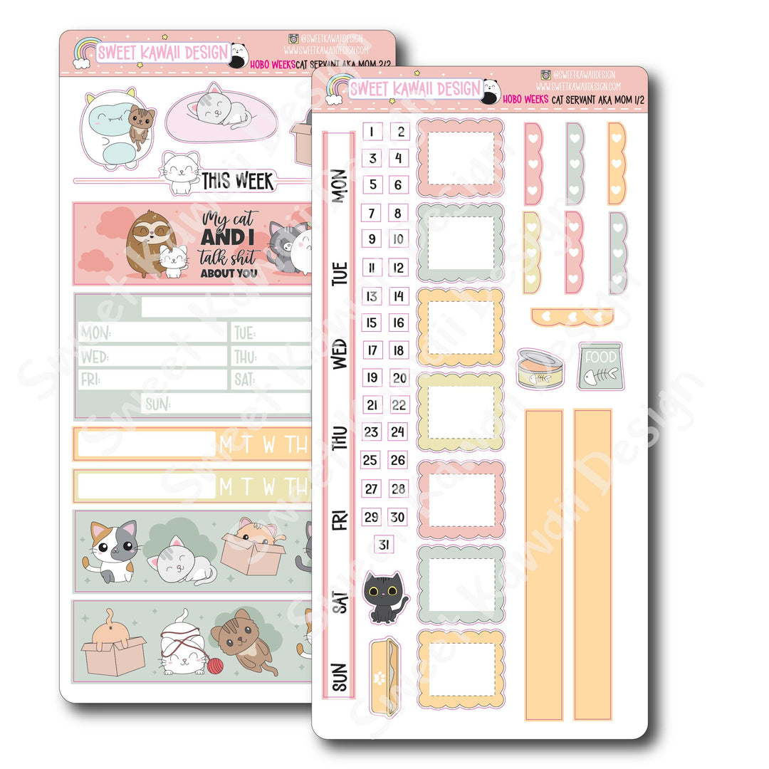 Weekly Kit - Cat Servant - SIZE OPTIONS AVAILABLE