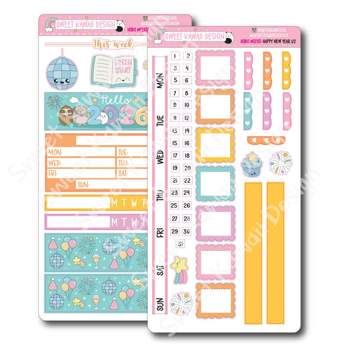 Weekly Kit - Happy New Year - SIZE OPTIONS AVAILABLE