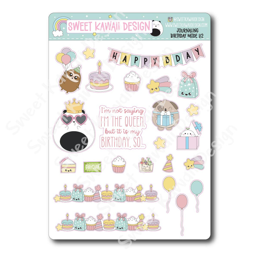 Journaling Kit - Birthday Mode