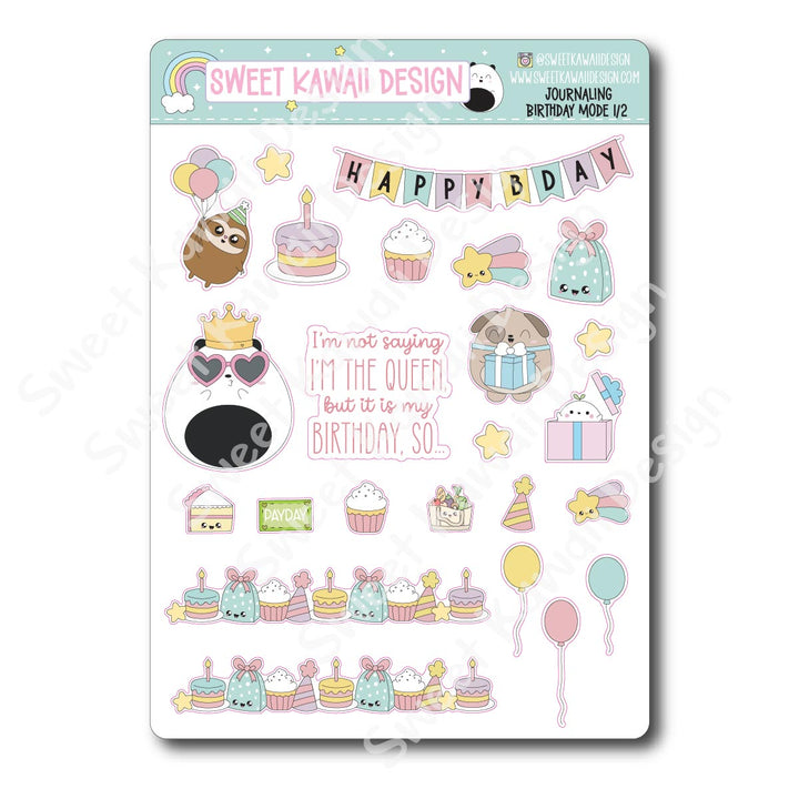 Journaling Kit - Birthday Mode