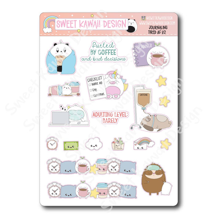 Journaling Kit - Tired AF