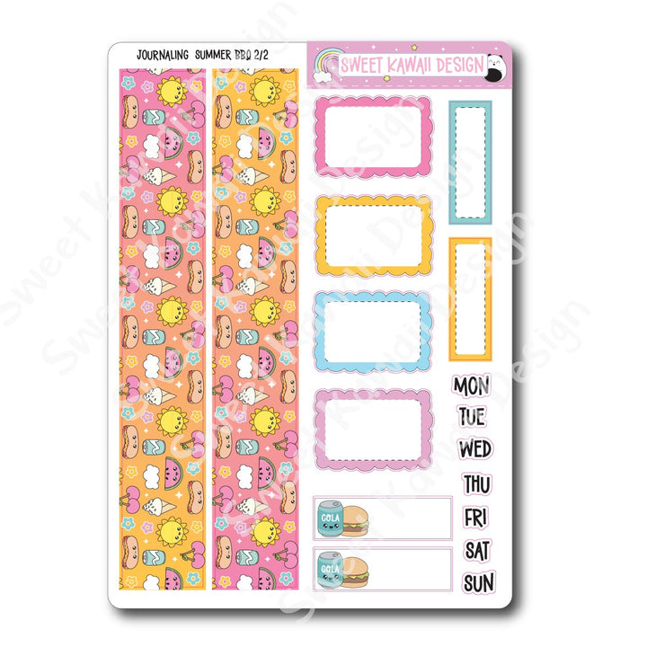 Journaling Kit - Summer BBQ