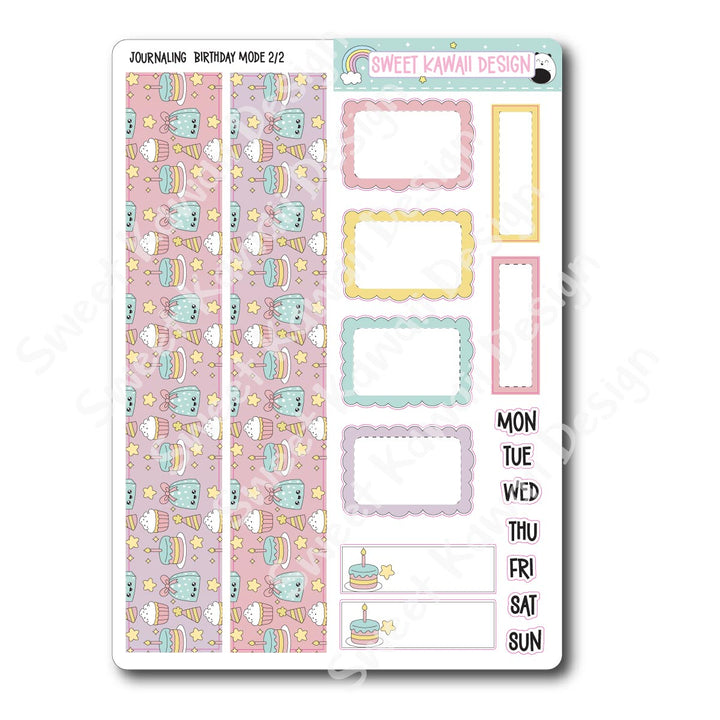 Journaling Kit - Birthday Mode
