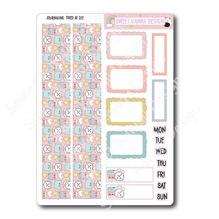 Journaling Kit - Tired AF