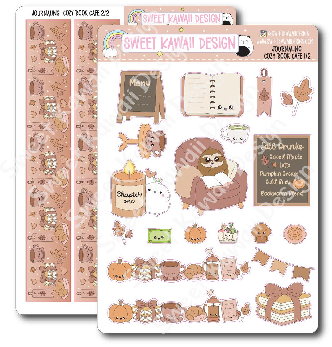 Journaling Kit - Cozy Book Cafe
