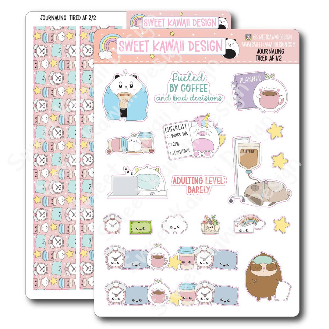 Journaling Kit - Tired AF
