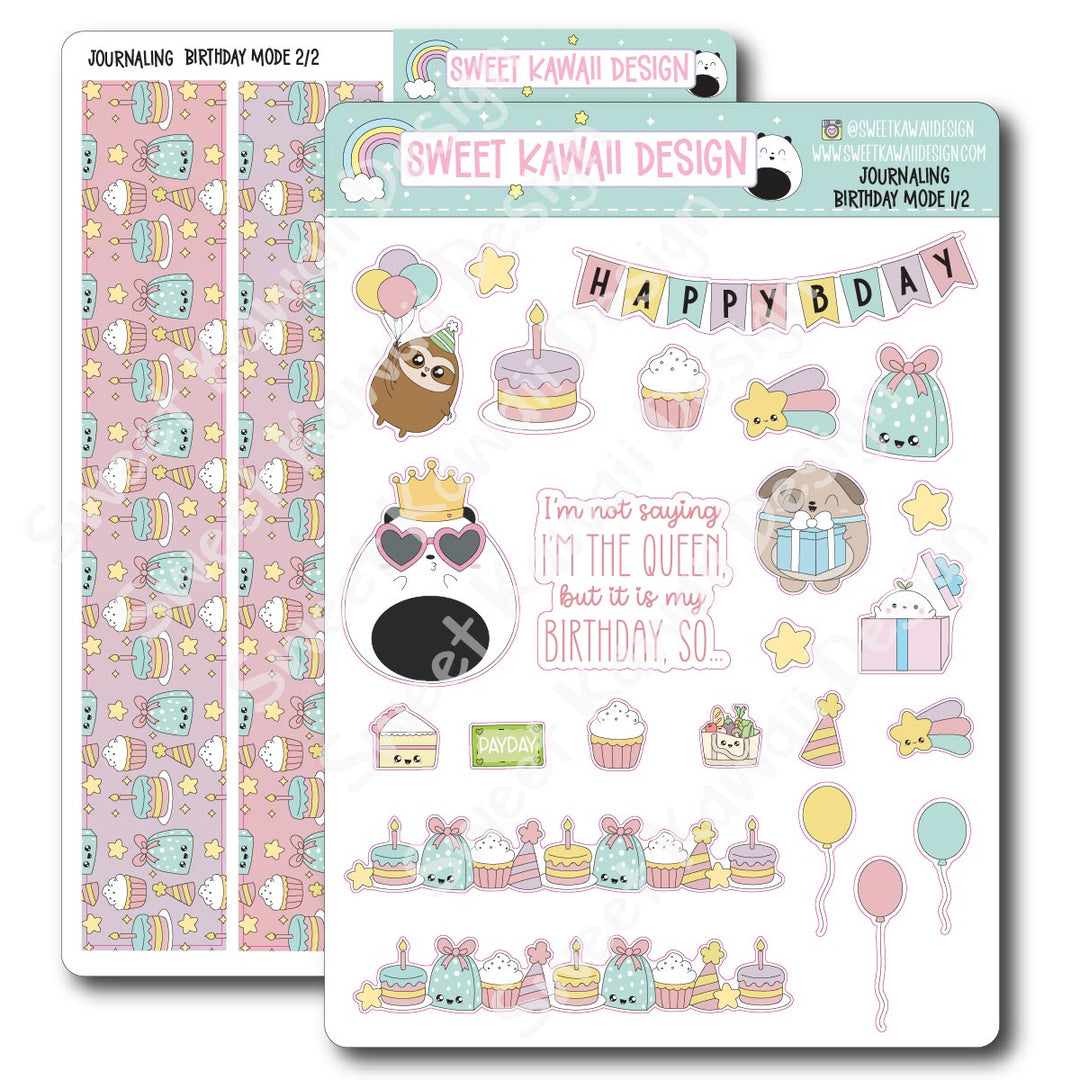 Journaling Kit - Birthday Mode