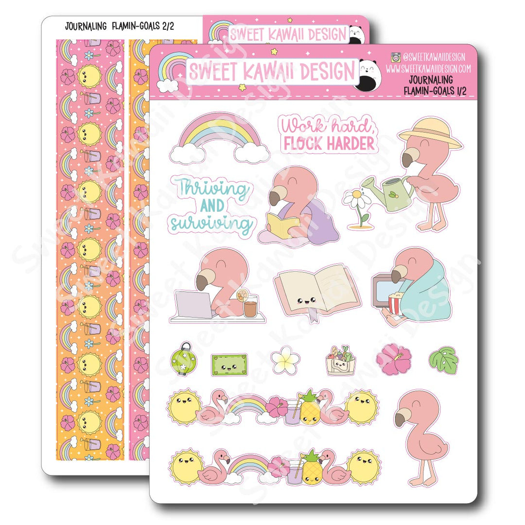 Journaling Kit - Flamingoals