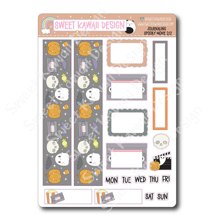 Journaling Kit - Spooky Movie