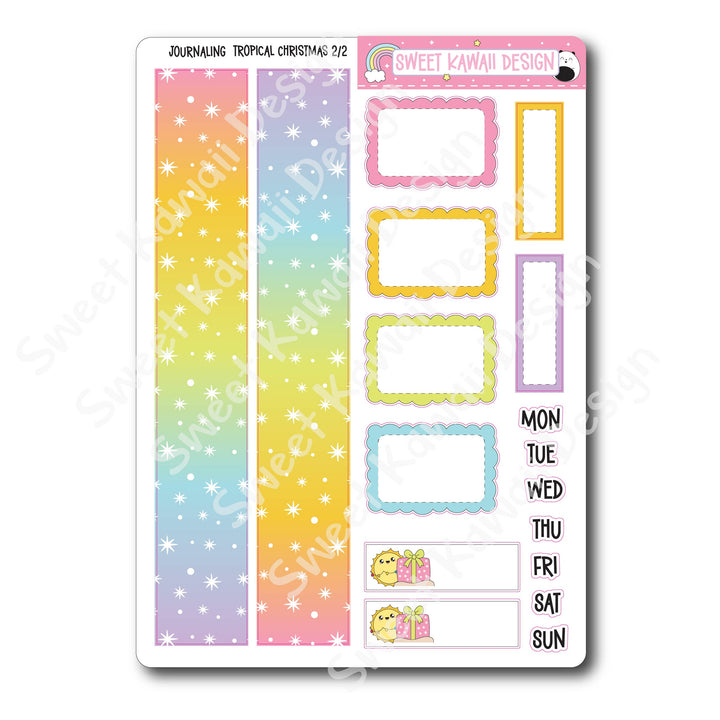 Journaling Kit - Tropical Christmas