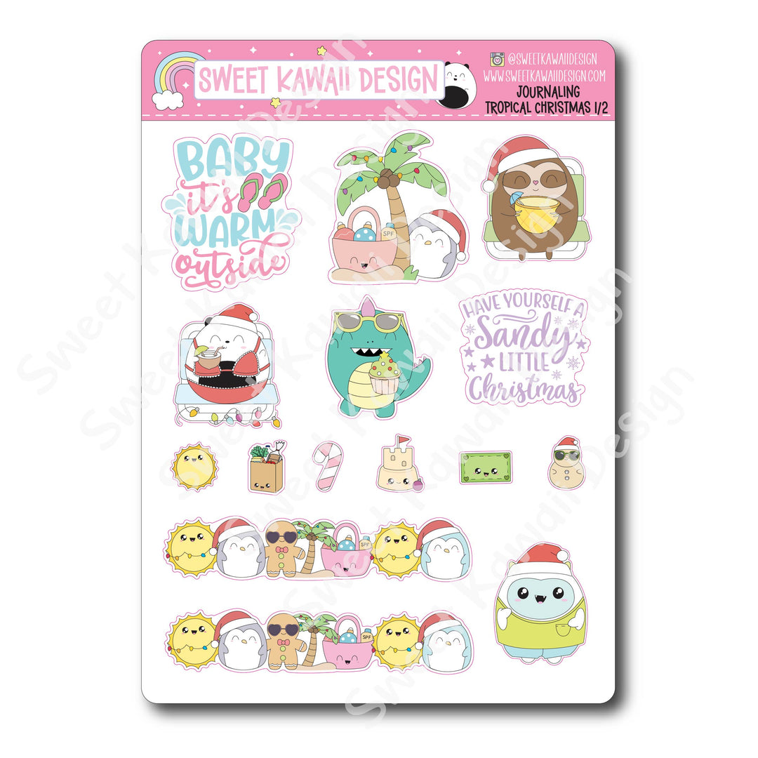 Journaling Kit - Tropical Christmas