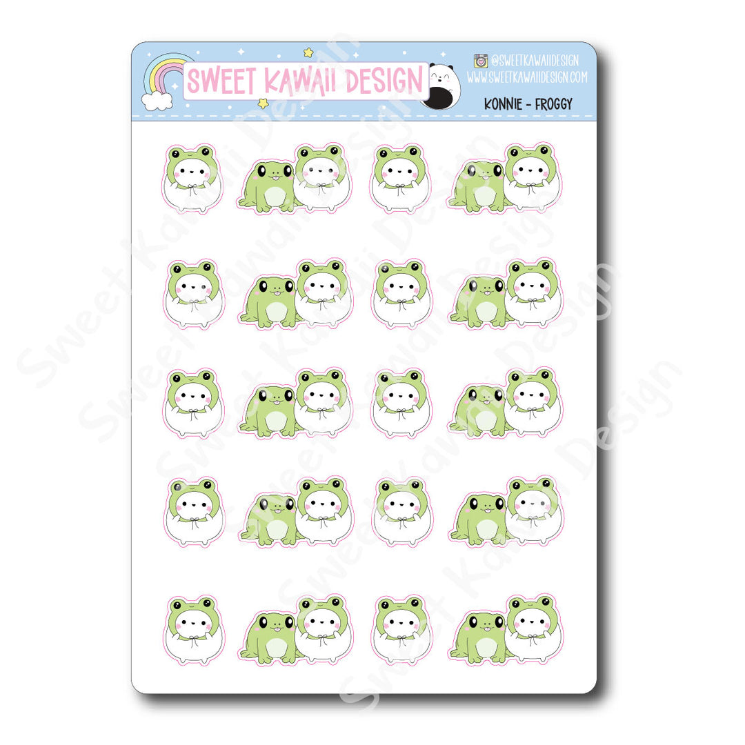 Kawaii Konnie Stickers - Froggy