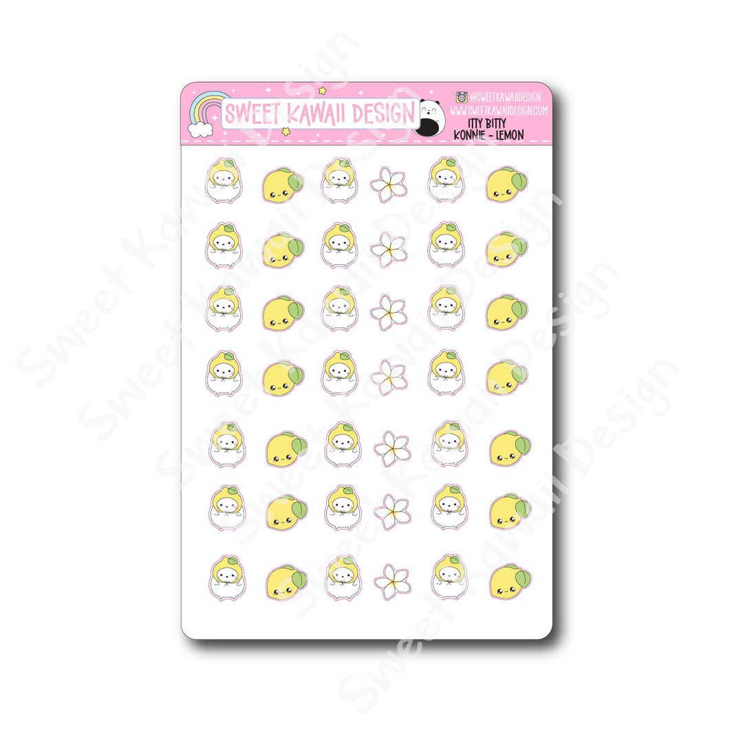 Kawaii Konnie Stickers -Lemon
