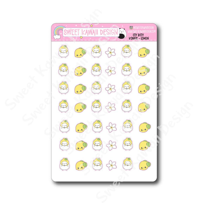 Kawaii Konnie Stickers -Lemon