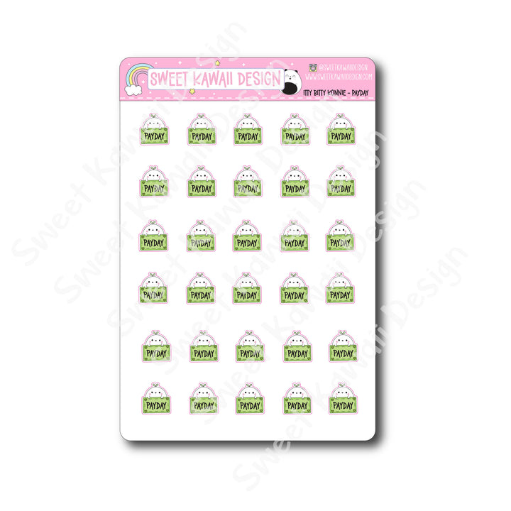 Kawaii Konnie Stickers - Payday