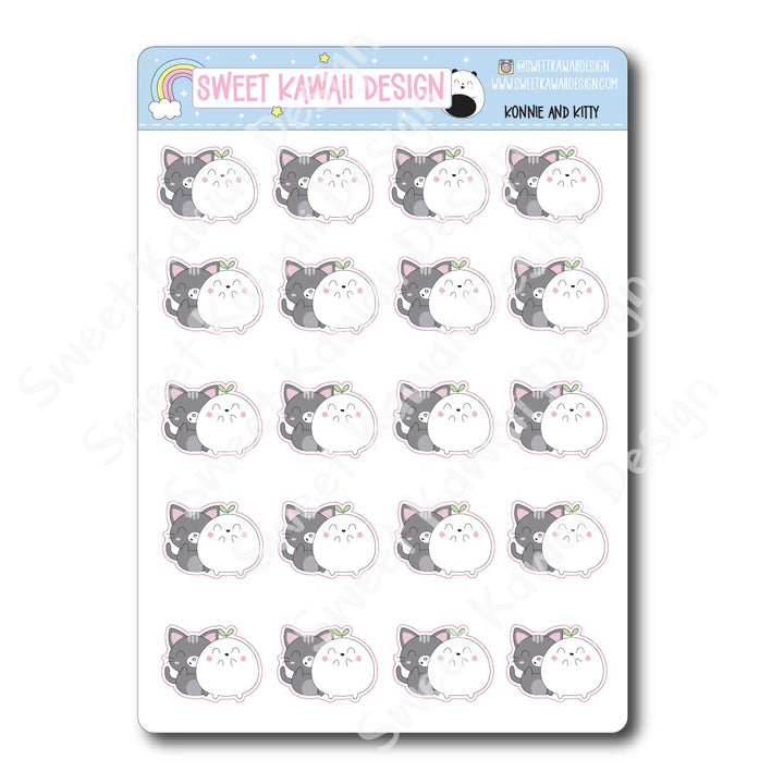Kawaii Konnie and Kitty Stickers