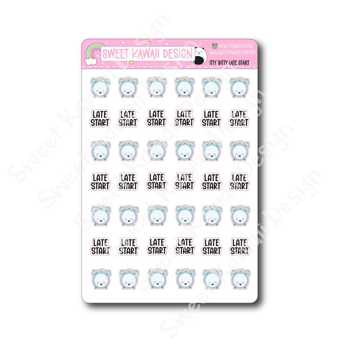 Kawaii Late Start Stickers