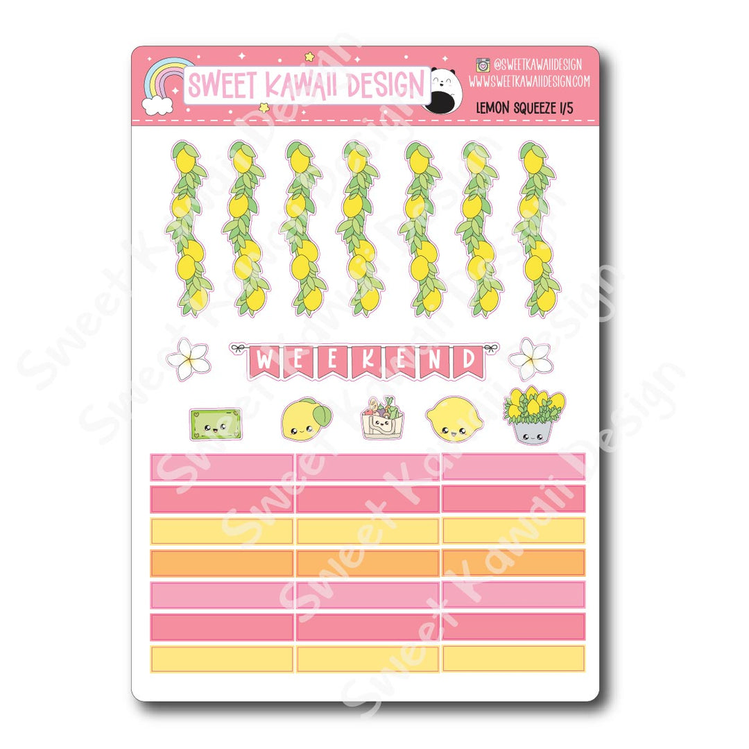 Weekly Kit - Lemon Squeeze - SIZE OPTIONS AVAILABLE