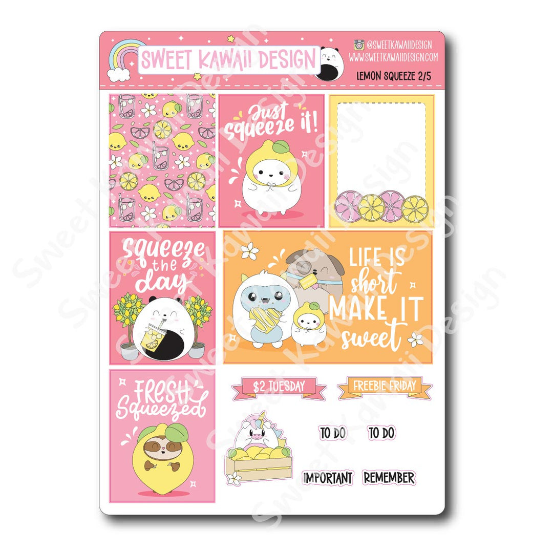 Weekly Kit - Lemon Squeeze - SIZE OPTIONS AVAILABLE