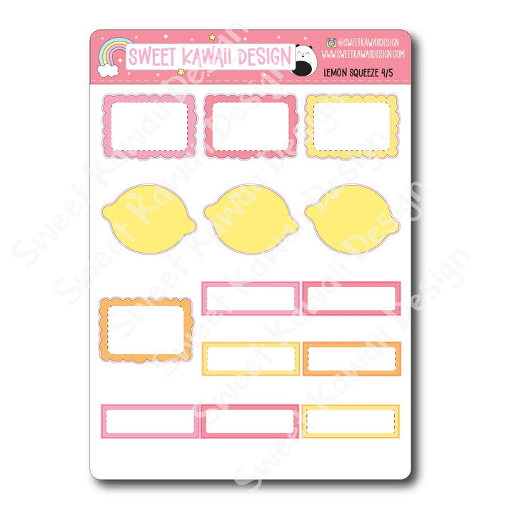 Weekly Kit - Lemon Squeeze - SIZE OPTIONS AVAILABLE