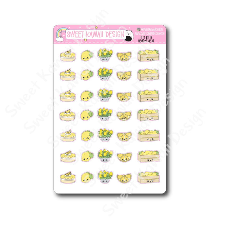 Kawaii Lemon Deco Stickers