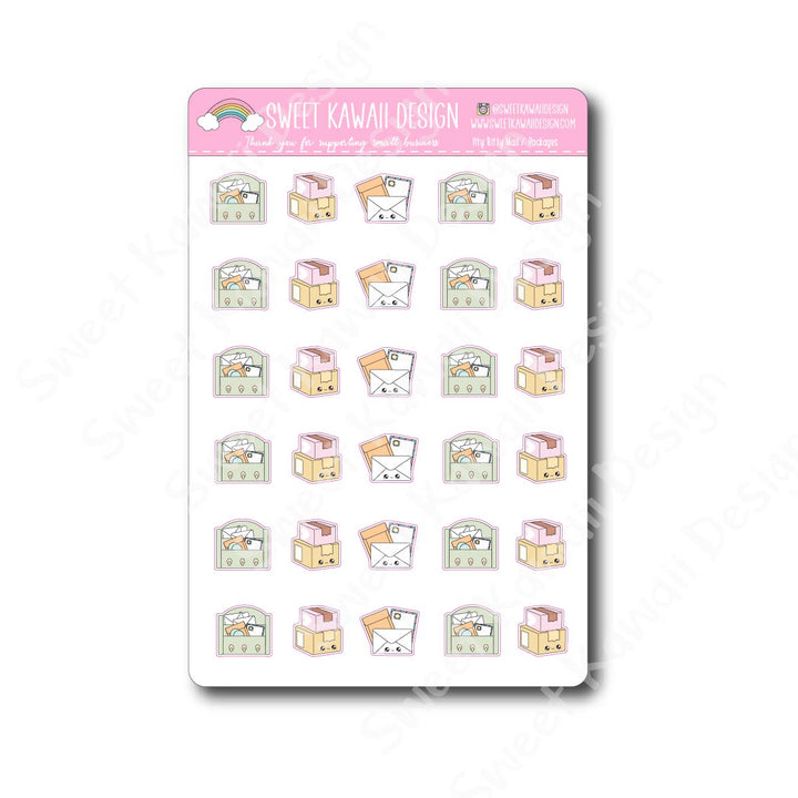 Kawaii Mail/Package Stickers