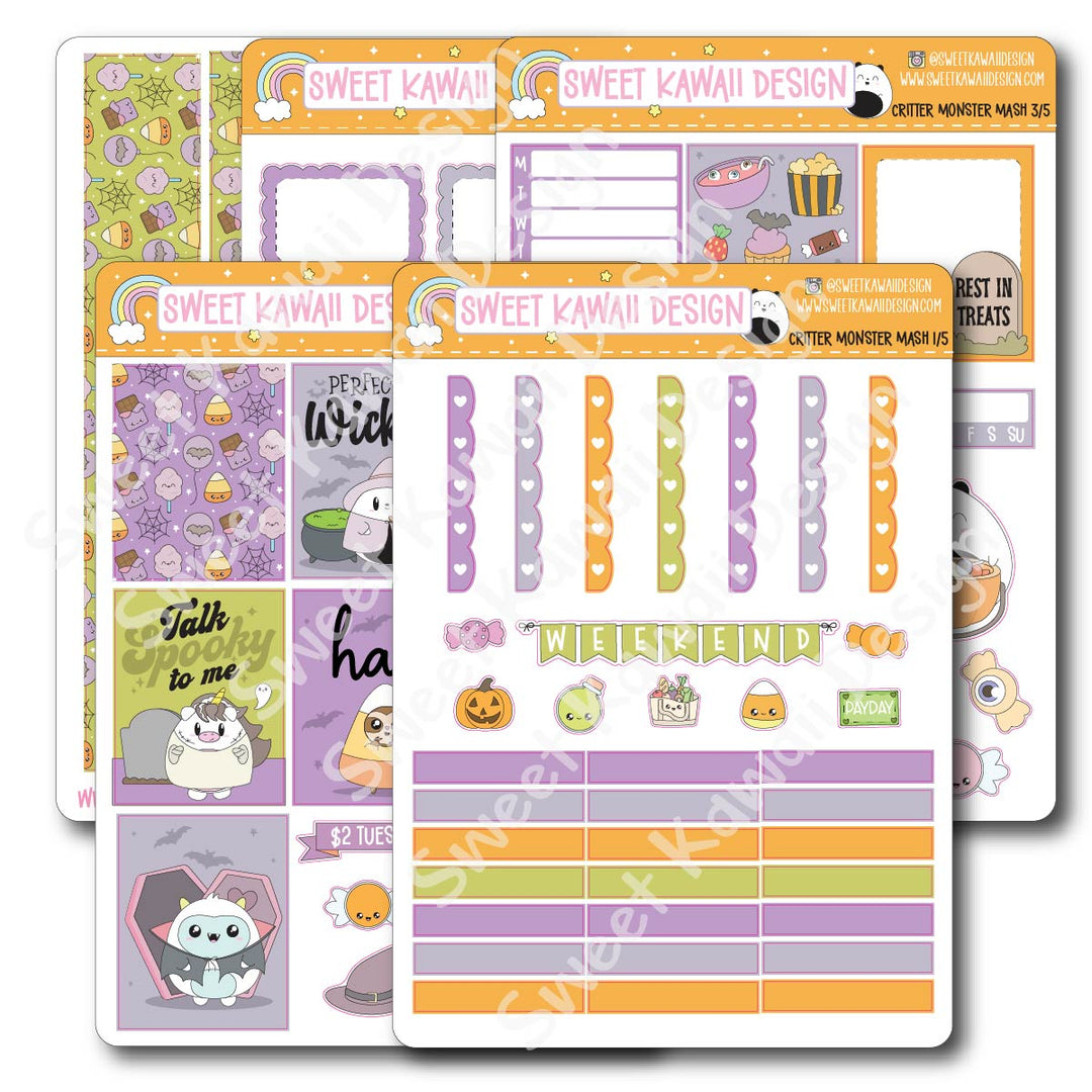 Weekly Kit - Critter Monster Mash - SIZE OPTIONS AVAILABLE